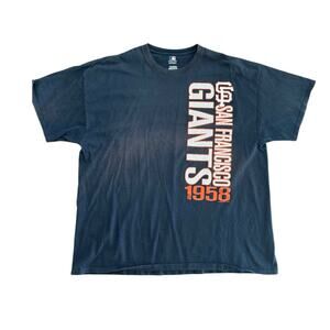MLB Men's Black San Francisco Giants Crew Neck T-Shirt Size XXL